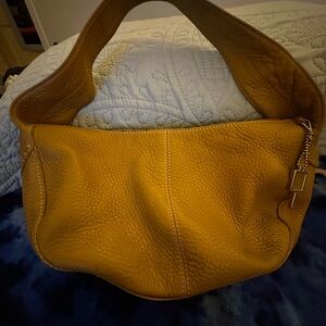 Fossil Beige  Leather Hobo Bag